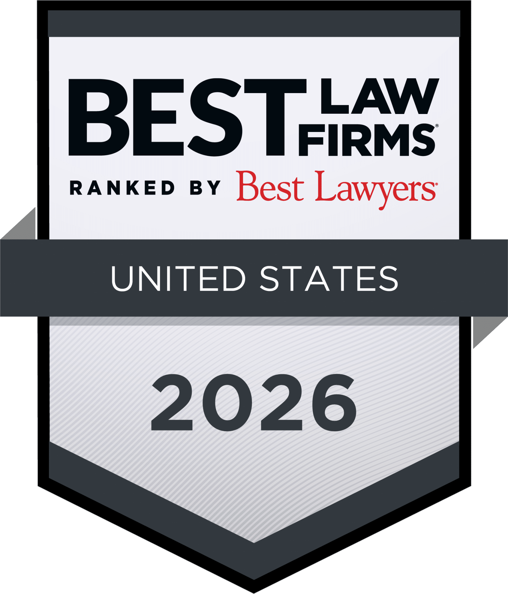Best Law Firms United States 2026 badge